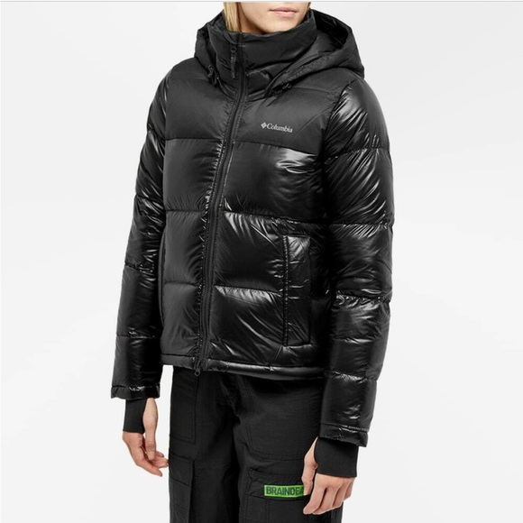 Columbia Women's Bulo Point Down Jacket in Black XL NWT OMNI HEAT INFINITY LINED